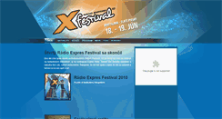Desktop Screenshot of festival.expres.sk